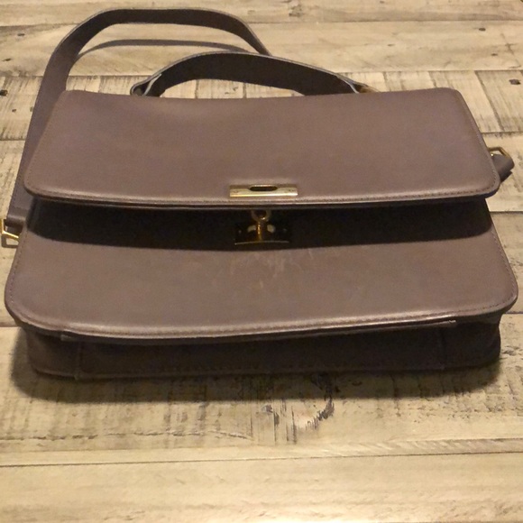J Crew Grey Leather Purse - Picture 2 of 5